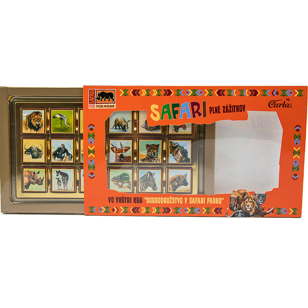 Bonboniéra - Neapolitánky Safari 90g