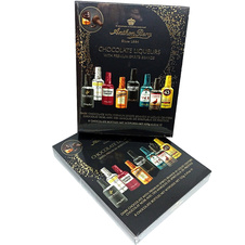 Čokoládové lahvičky plněné alkoholem