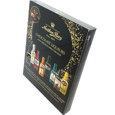 Čokoládové lahvičky plněné alkoholem