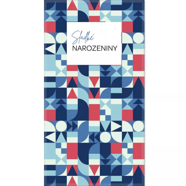 Dárková čokoláda - Sladké narozeniny