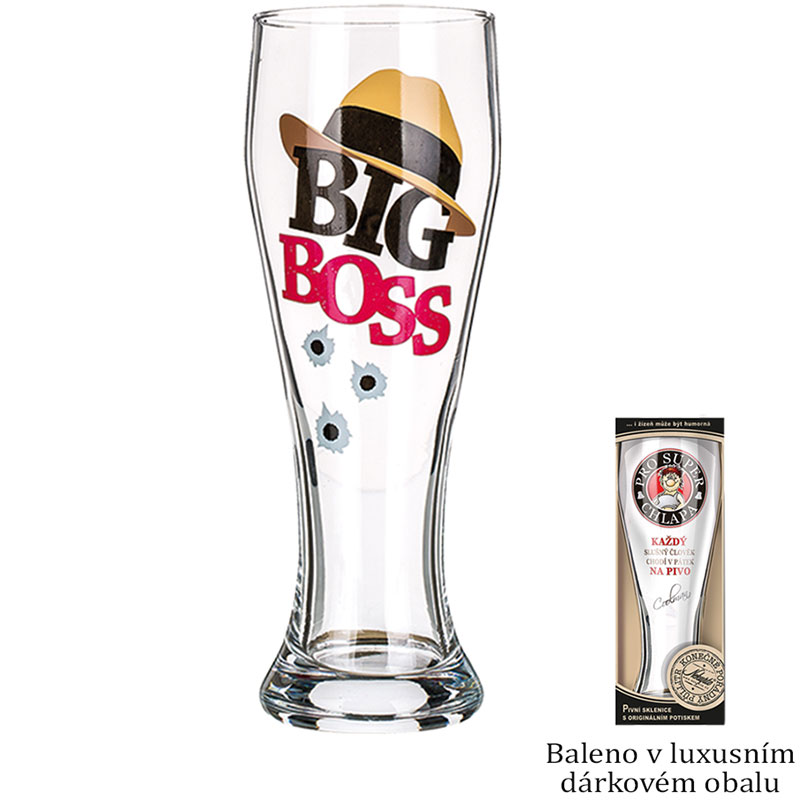 Pivní sklenice - Big boss