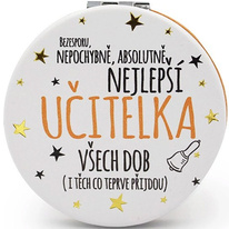 Kapesní zrcátko Nejlepší učitelka