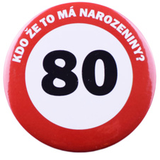 Placka k 80. narozeninám