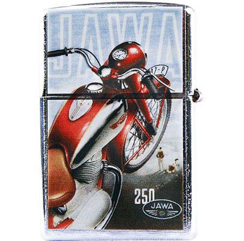 Retro zapalovač - Motorka Jawa 250
