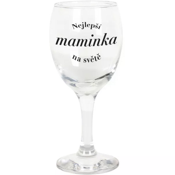 Vinná sklenice - Maminka