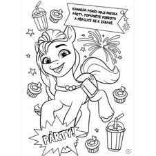 My Little Pony - Omalovánky se samolepkami