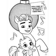My Little Pony - Omalovánky se samolepkami