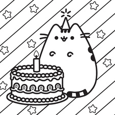 Pusheen - omalovánky
