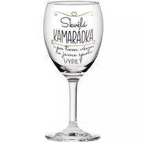 Sklenička na víno - Skvělá kamarádka