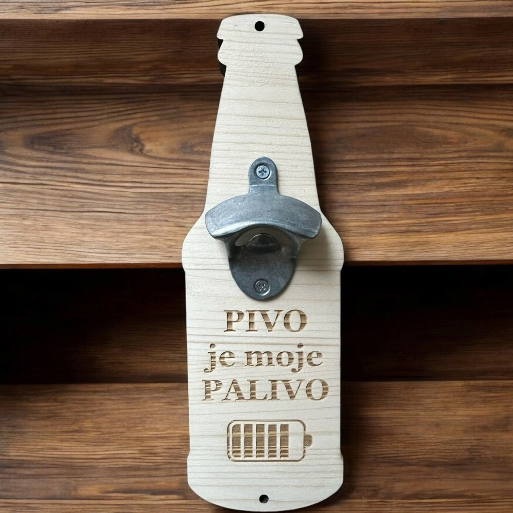 Nástěnný otvírák - Pivo je moje palivo