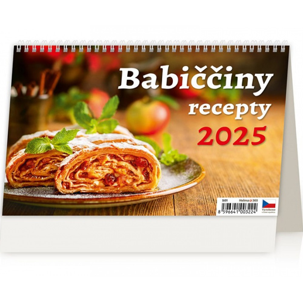 Kalendář stolní 2025 - Babiččiny recepty
