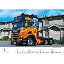 Nástěnný kalendář na rok 2025 - Trucks