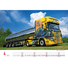 Nástěnný kalendář na rok 2025 - Trucks