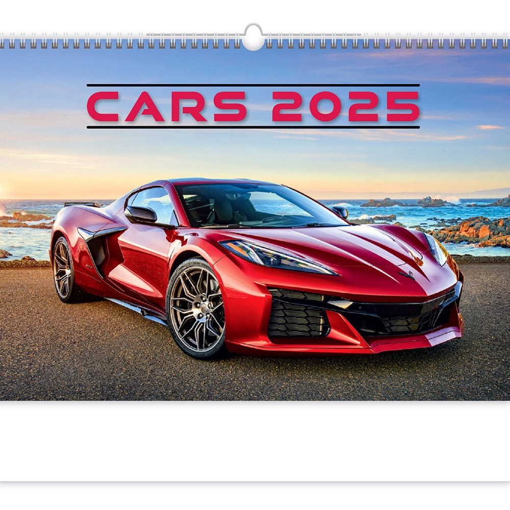 Kalendář nástěnný - Cars 2025
