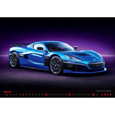 Kalendář nástěnný - Cars 2025