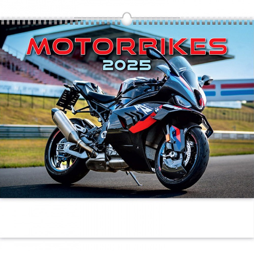 Kalendář nástěnný 2025 - Motorbikes