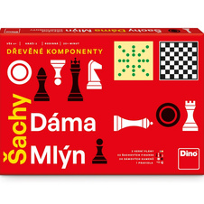 Šachy, dáma, mlýn