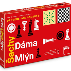 Šachy, dáma, mlýn