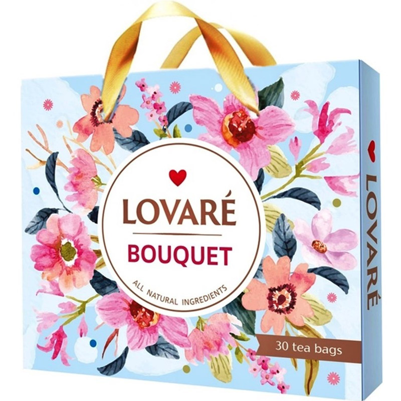 Dárková taštička s čajovým výběrem - Lovaré Bouquet Tea Collection