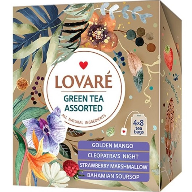 Dárková kazeta - Lovaré Green Tea Assorted