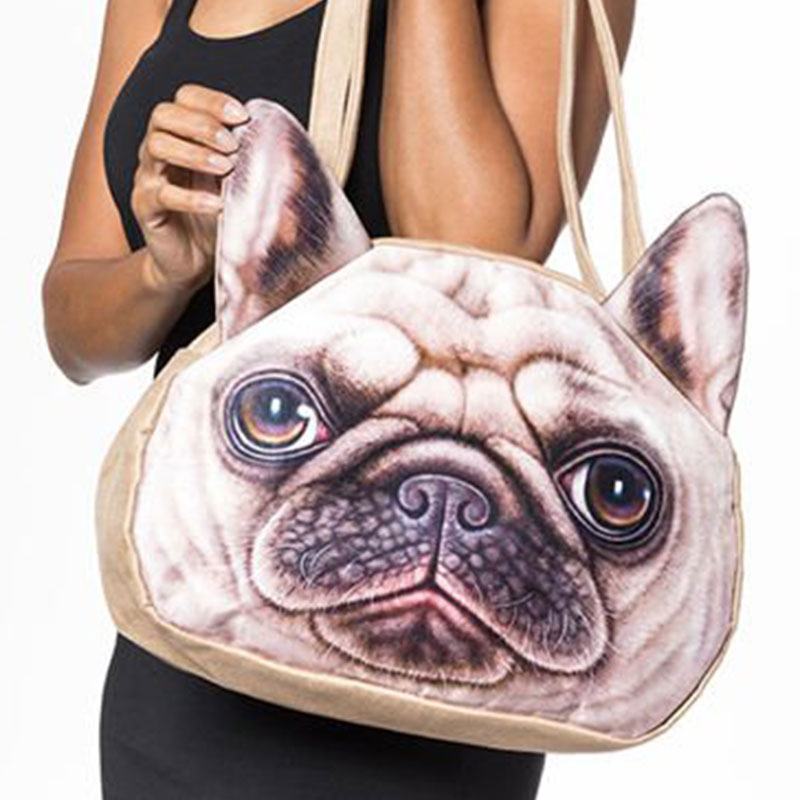 Dámská kabelka přes rameno se psem