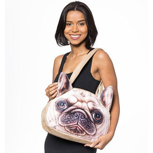 Dámská kabelka přes rameno se psem