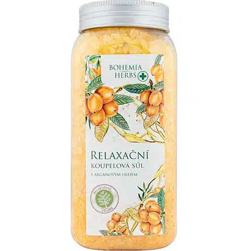 Sůl do koupele 900 g s arganovým olejem