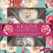 Kosmetický balíček pralinky do koupele k narozeninám