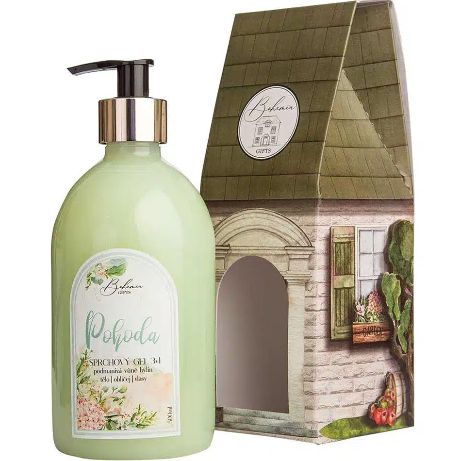 Domeček Pohoda – konopný sprchový gel 3v1 500 ml
