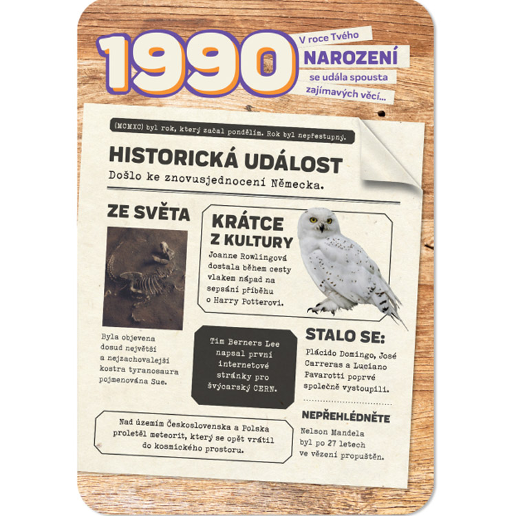 Retro přání - 1990