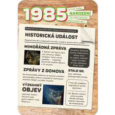 Retro přání - 1985