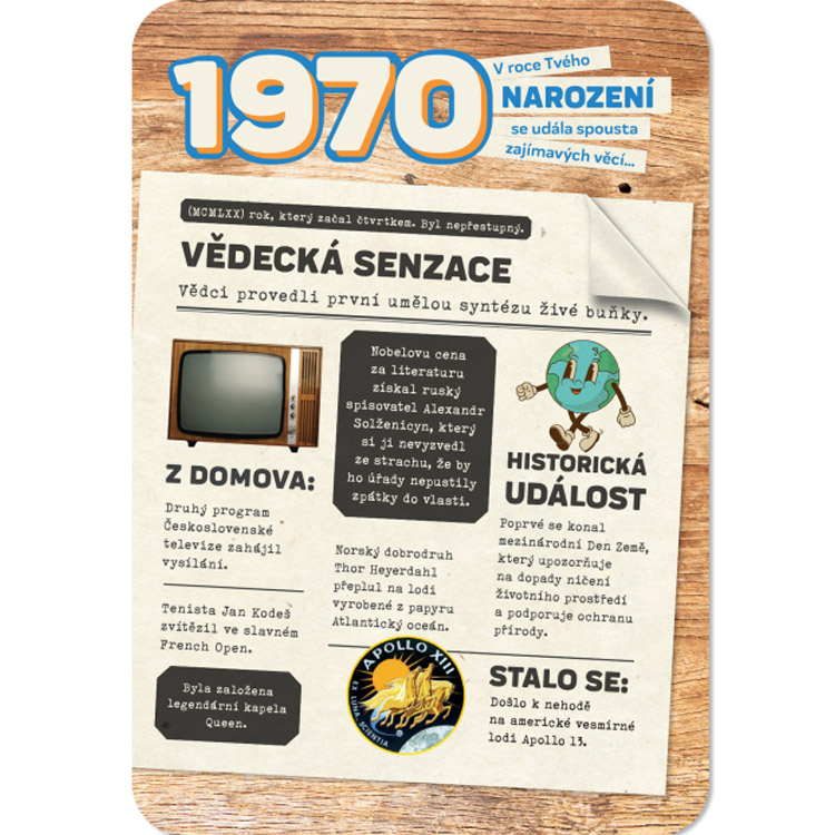 Retro přání - 1970