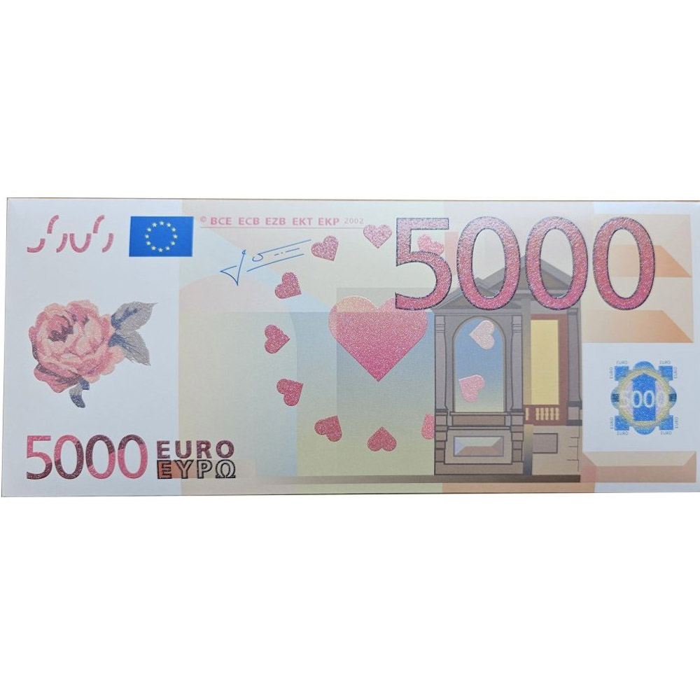 Bankovka 60 g - 5000 EURO