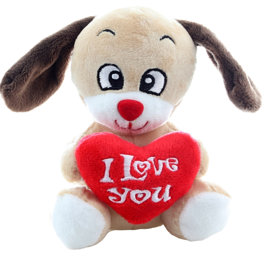 Plyšák se srdíčkem - Pejsek