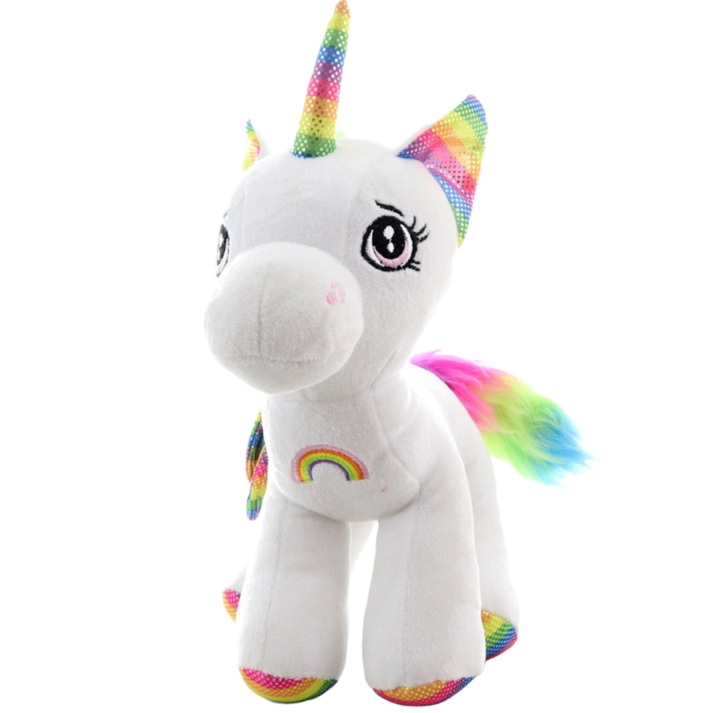 Plyšový jednorožec - 20 cm