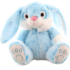 Plyšový králík modrý - 23 cm