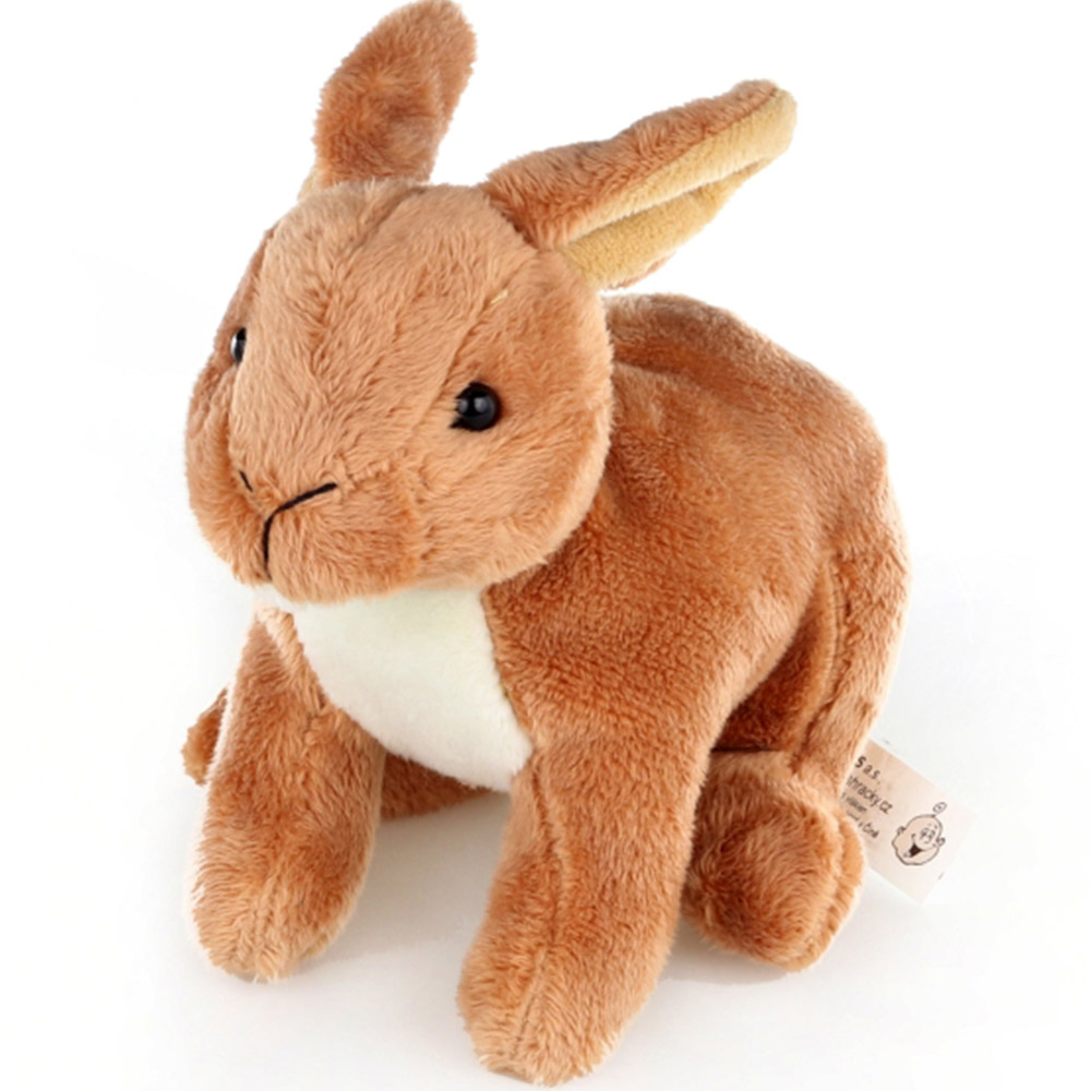 Plyšový králík hnědý - 15 cm