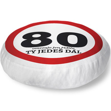 Polštář kulatý 80 - Ty jedeš dál
