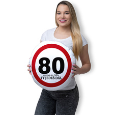 Polštář kulatý 80 - Ty jedeš dál