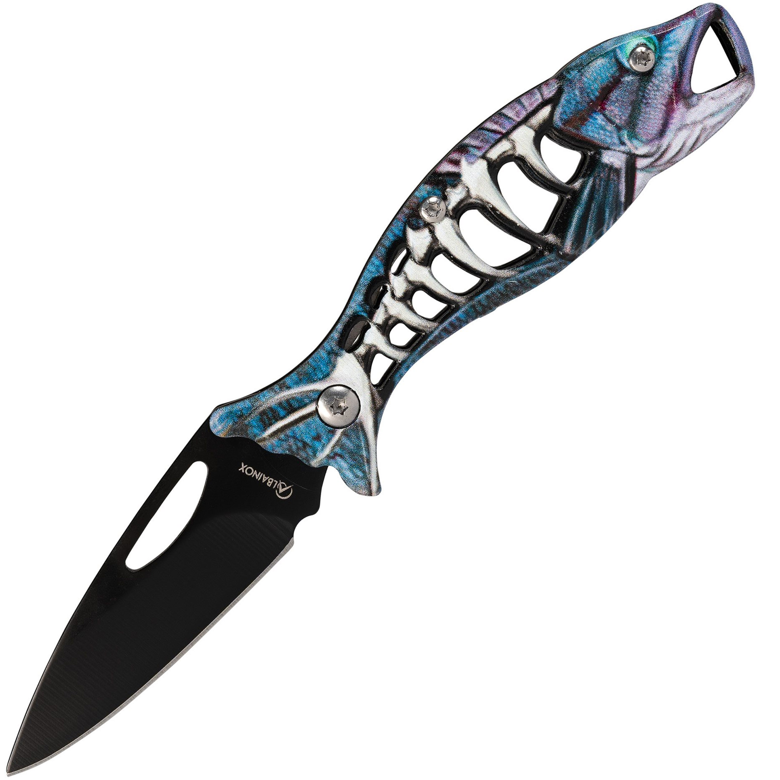 Nůž zavírací FISHING MODRÝ