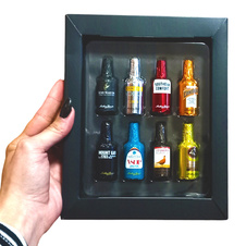 Čokoládové lahvičky plněné alkoholem