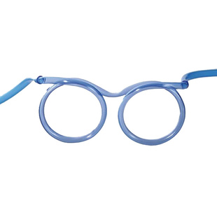 Párty brčkové brýle modré