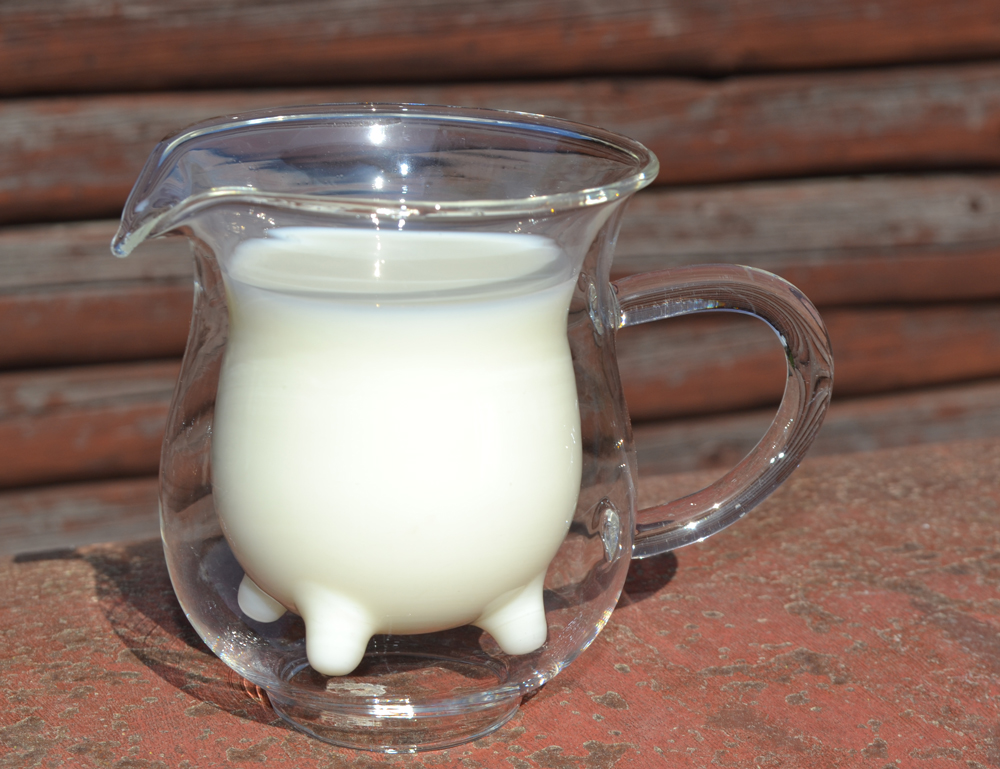 Luxusní designová konvička na mléko