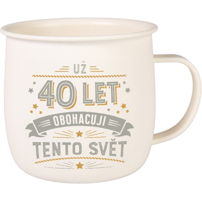 Outdoorový hrnek - 40 let