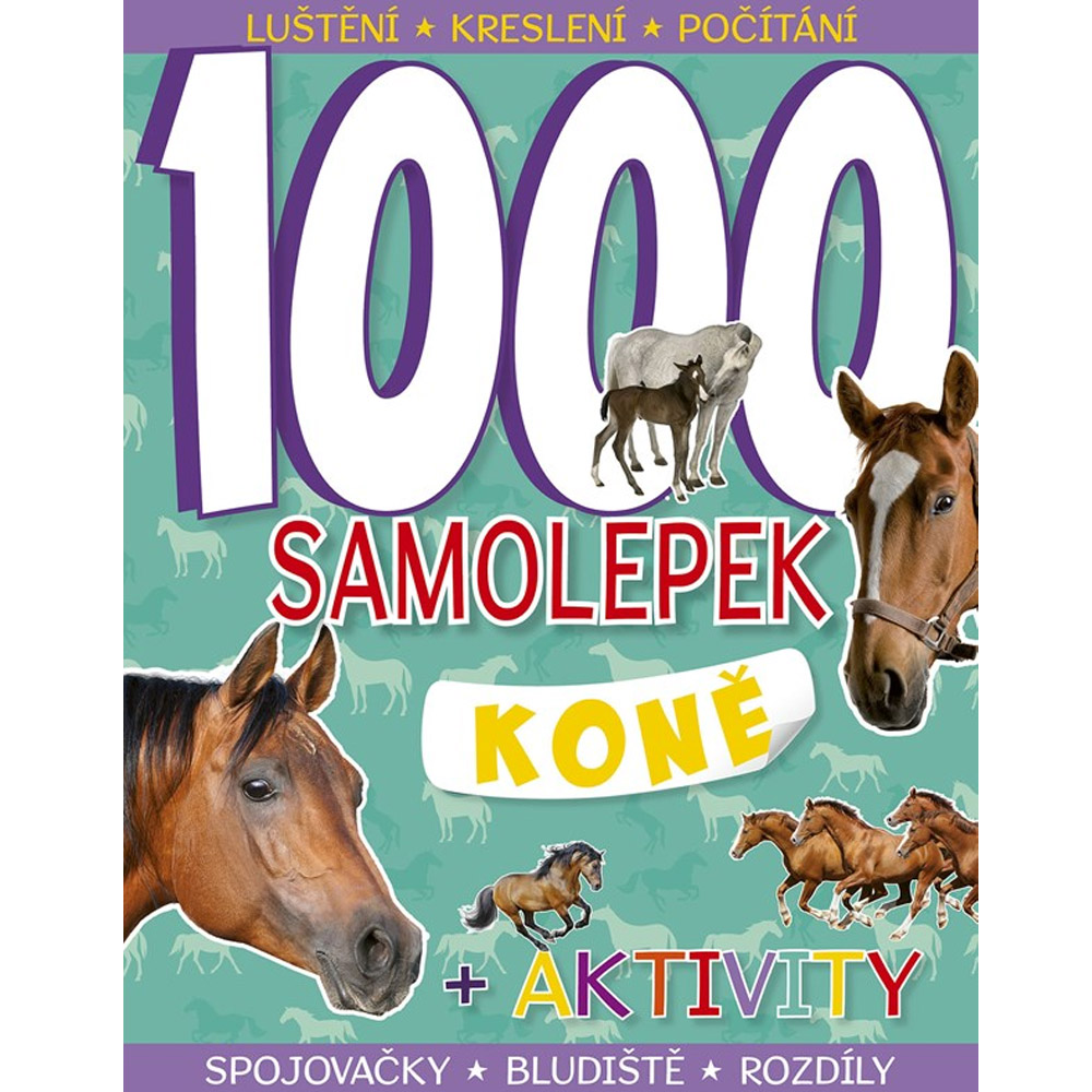 1000 samolepek – Koně