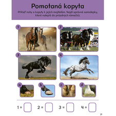 1000 samolepek – Koně