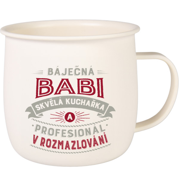 Outdoorový hrnek - Báječná babi