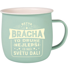 Outdoorový hrnek - Bezva brácha