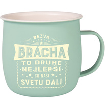 Outdoorový hrnek - Bezva brácha