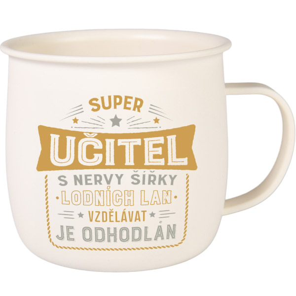 Outdoorový hrnek - Super učitel